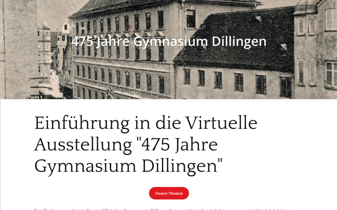 Digitale Ausstellung: Historia-JMS (Johann Michael Sailer Gymnasium)
